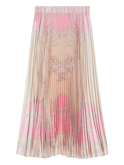 La Coupe Des Dieux Pleated Midi Skirt