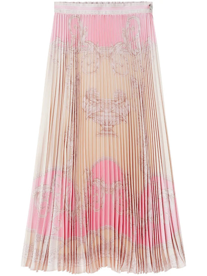 La Coupe Des Dieux Pleated Midi Skirt