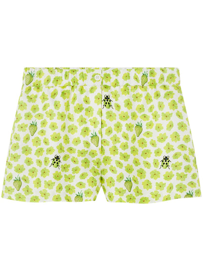 Strawberry Garden Silk Boxer Sorts