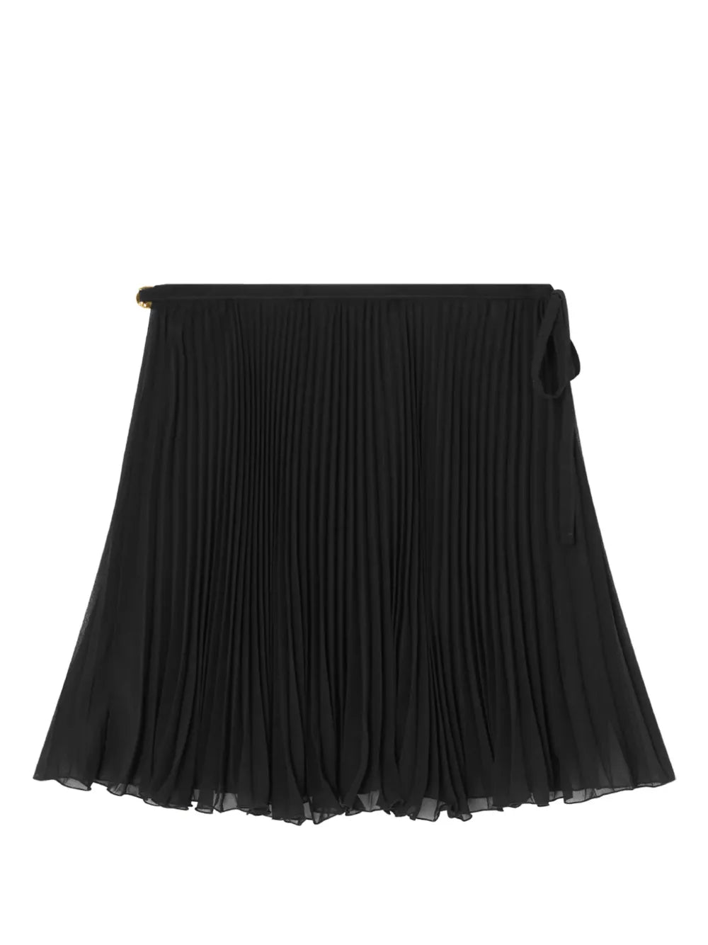 Safety Pin Cover-Up Pleated Skirt