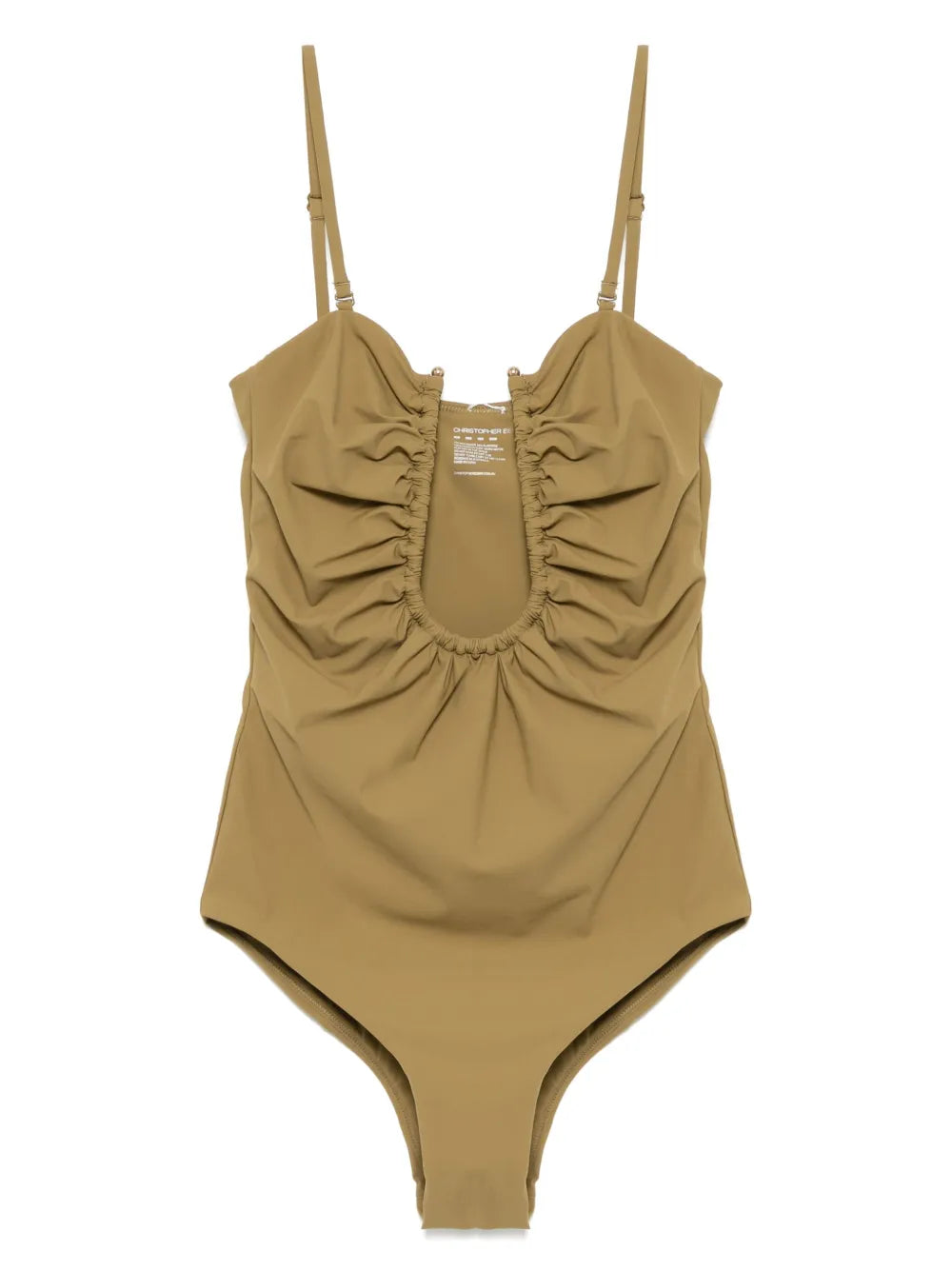 Arced Ruched Swimsuit