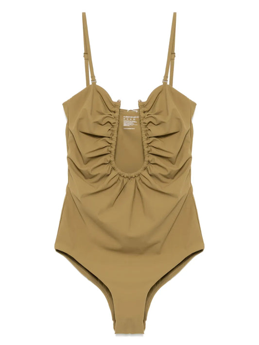 Arced Ruched Swimsuit