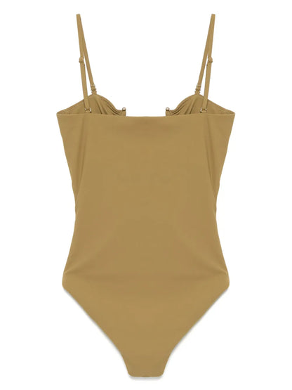Arced Ruched Swimsuit