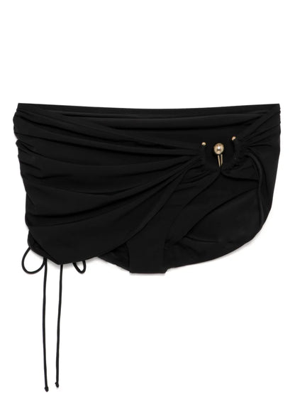 Ruched Orbit Skirt Brief