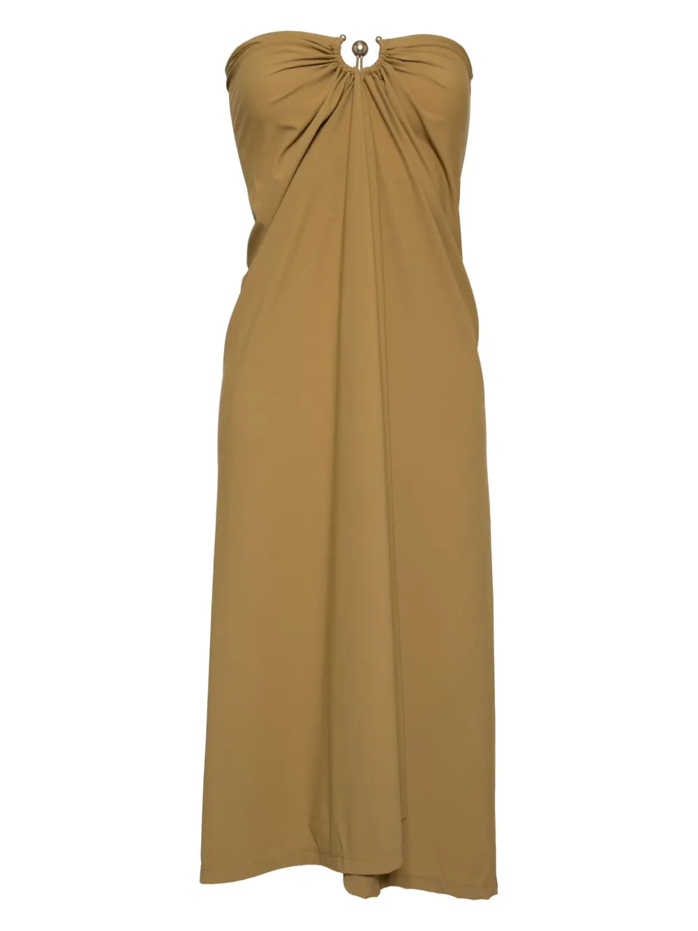 Ruched Orbit Split Dress