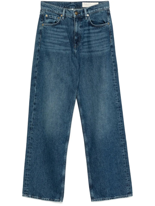 Shea High-Wise Straight-Leg Jeans