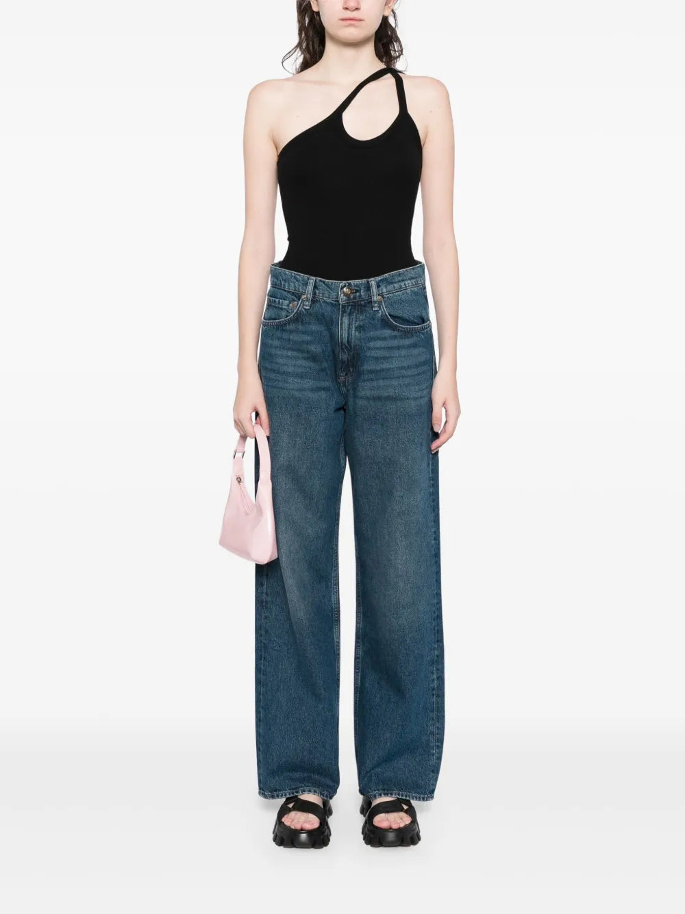 Shea High-Wise Straight-Leg Jeans