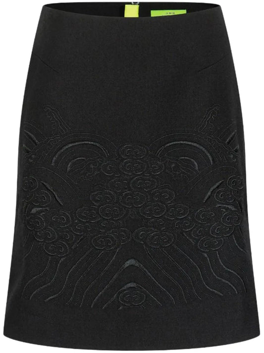 Lishui Embroidered Mini Skirt