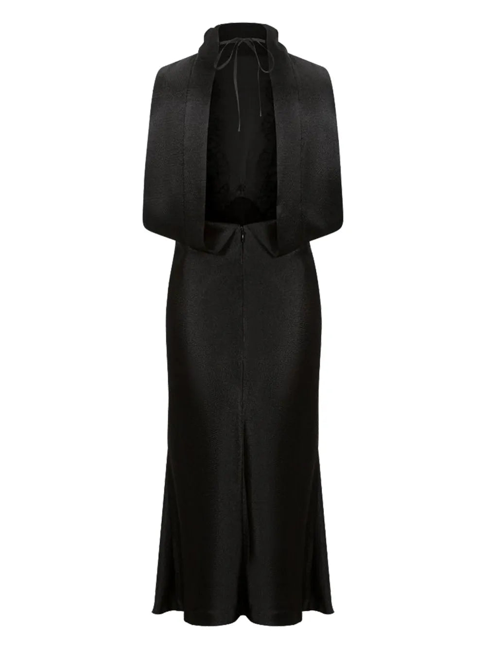 Bias-Cut Backless Dress