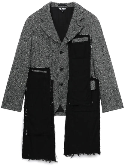 Tweed Panelled Blazer