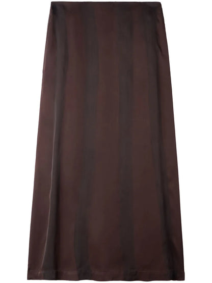 Zipped Maxi Skirt