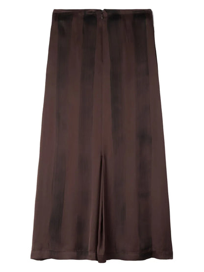 Zipped Maxi Skirt