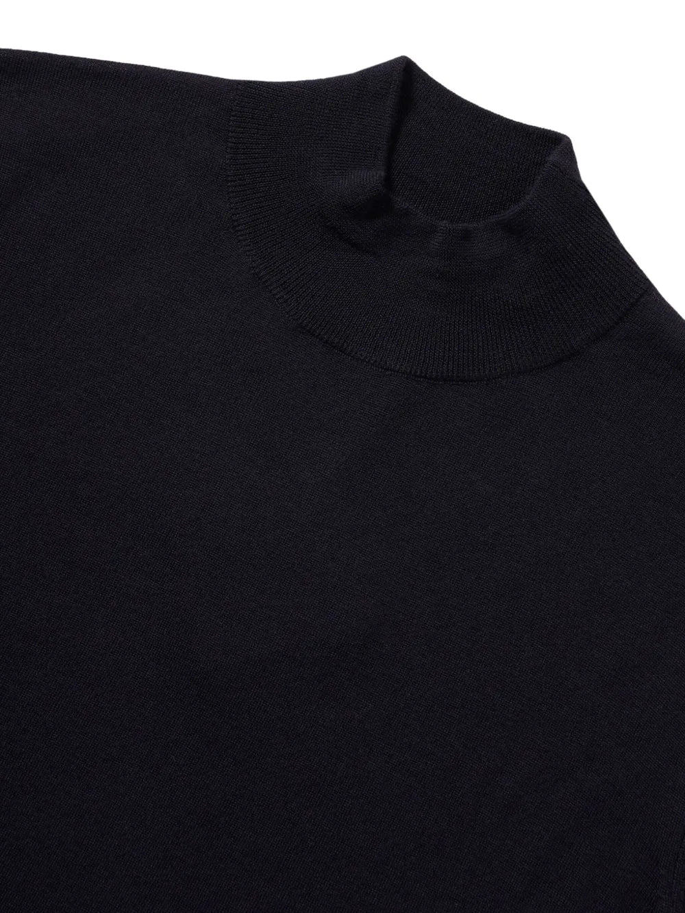 Mock-Neck Merino Wool Sweater