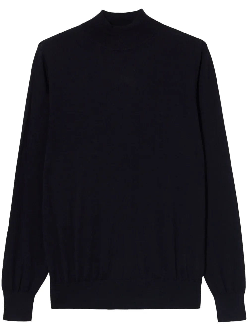 Mock-Neck Merino Wool Sweater