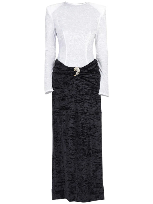 Bi-Colour Maxi Dress