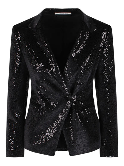 Sequin-Embellished Blazer