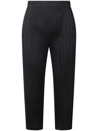 Plissé Cropped Trousers