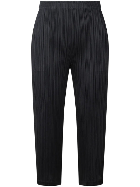 Plissé Cropped Trousers