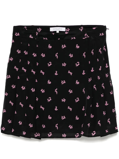 Pleated Mini Skirt