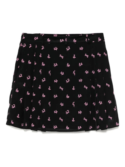 Pleated Mini Skirt
