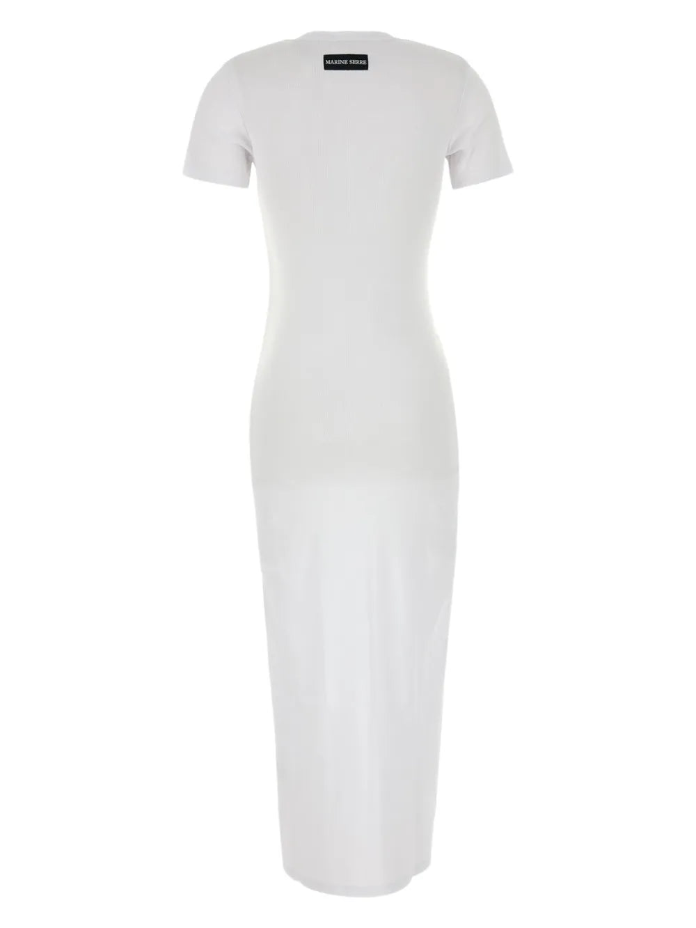 Crescent Moon-Embroidery Maxi Dress