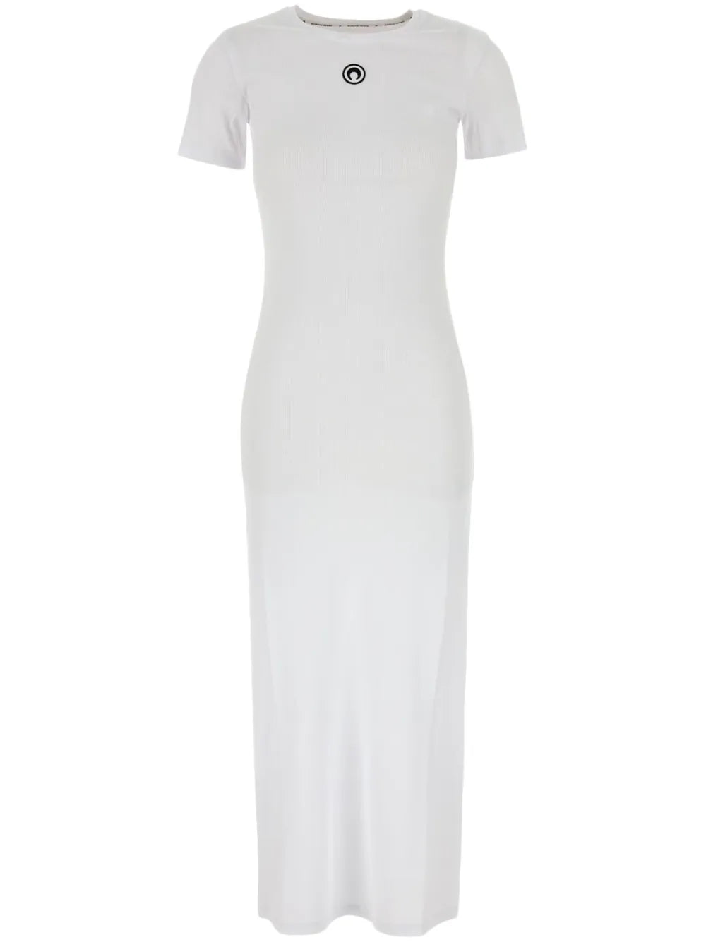 Crescent Moon-Embroidery Maxi Dress