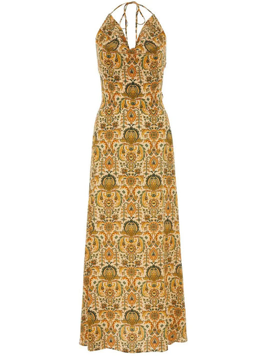 Rosy Maxi Dress