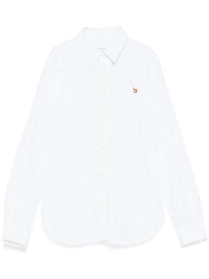 Baby Fox Patch Cotton Classic Shirt