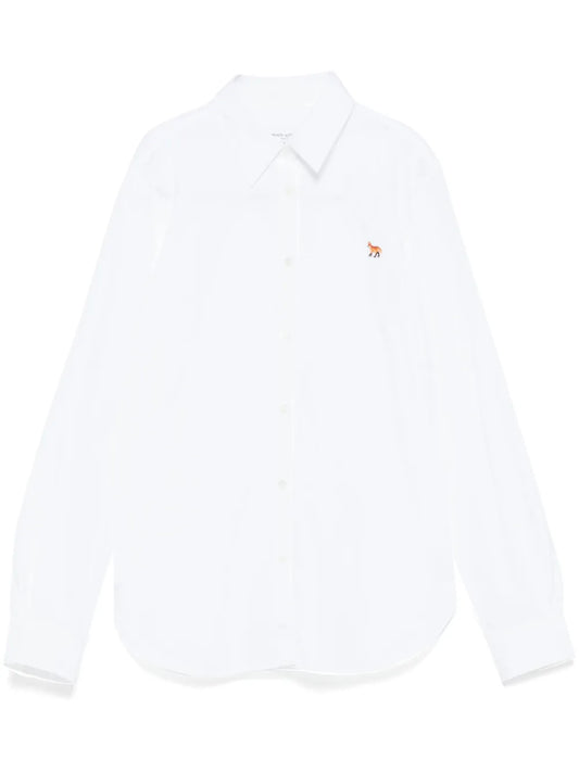Baby Fox Patch Cotton Classic Shirt