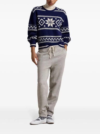Snowflake-Jacquard Sweater