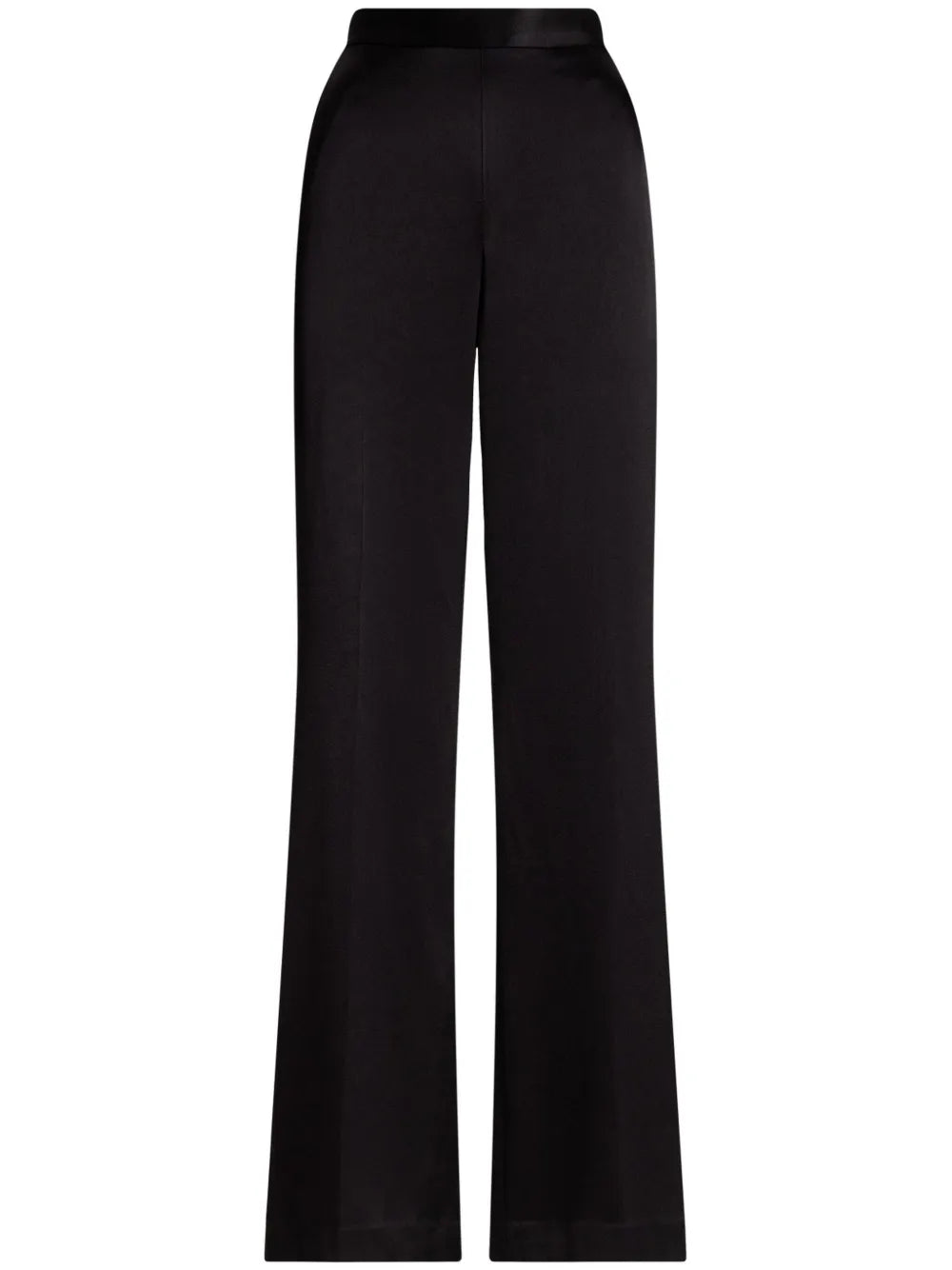 Satin Flared Trousers