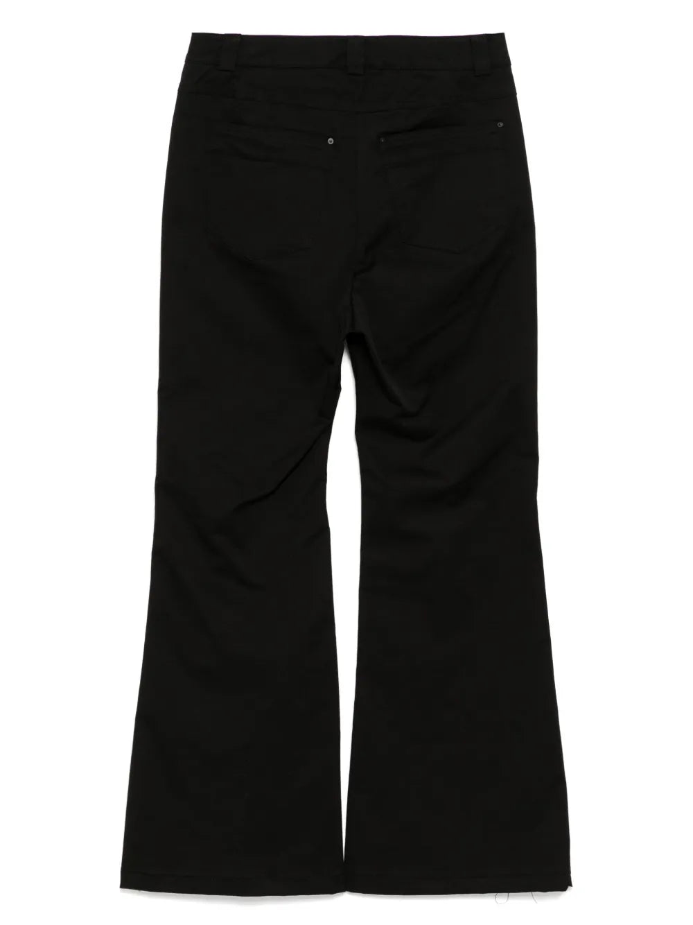 Pin Tuck Bootcut Pants