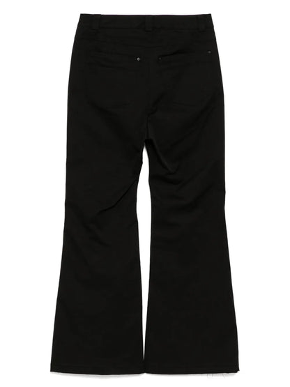 Pin Tuck Bootcut Pants