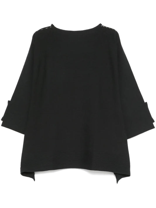 Square Rib Ap Sweater