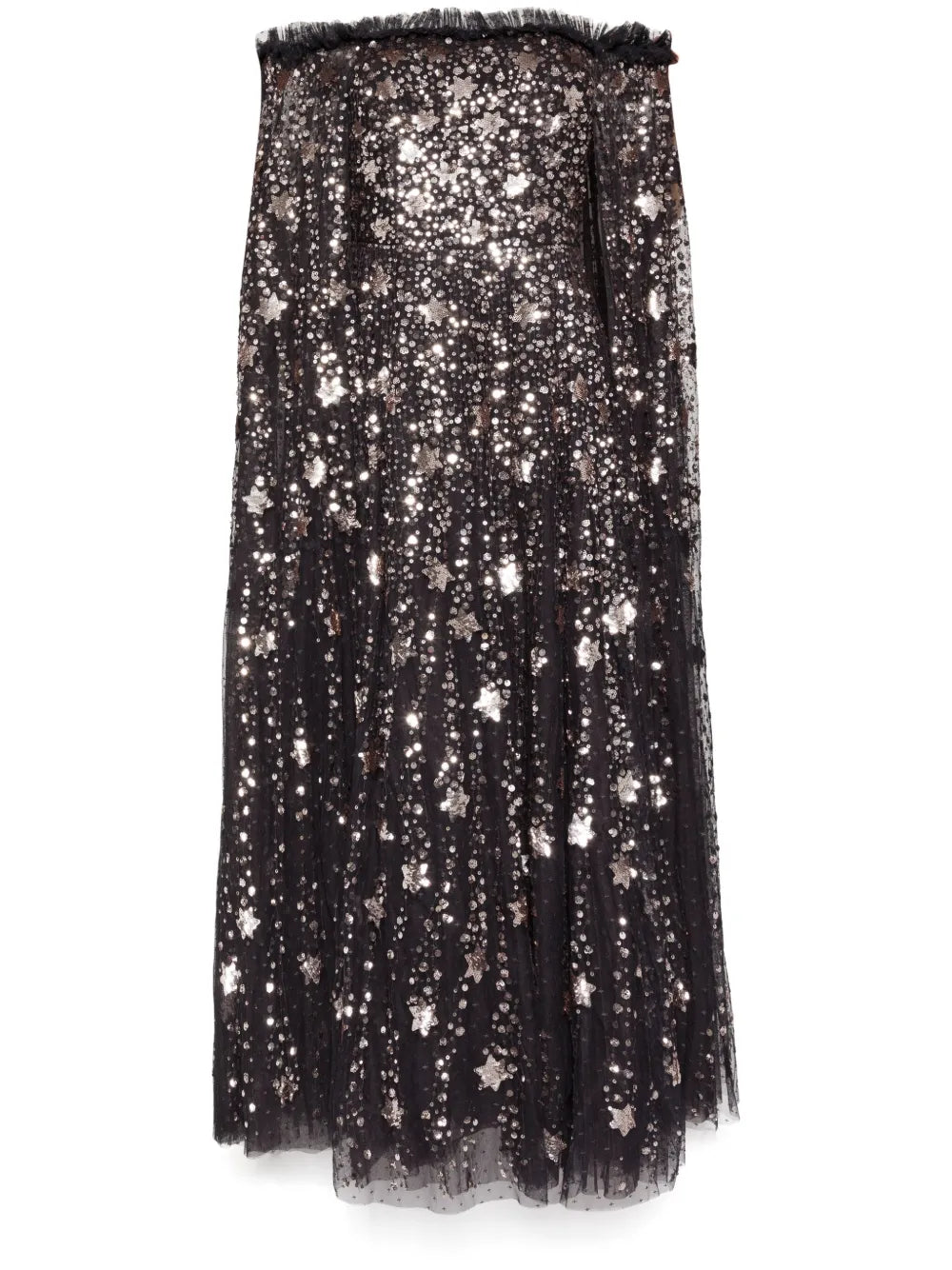 Shooting Stars Cape Ankle Dress
