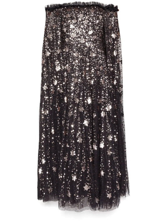 Shooting Stars Cape Ankle Dress