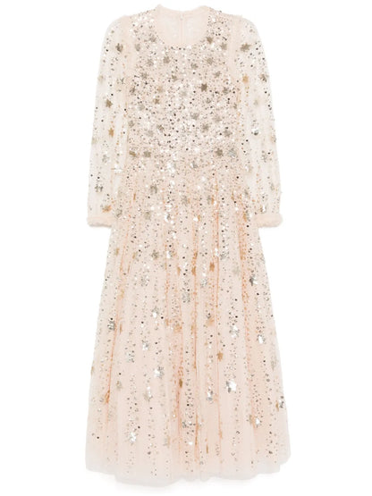 Shooting Stars Long-Sleeved Gown