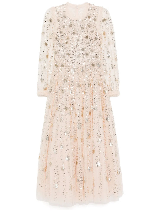 Shooting Stars Long-Sleeved Gown