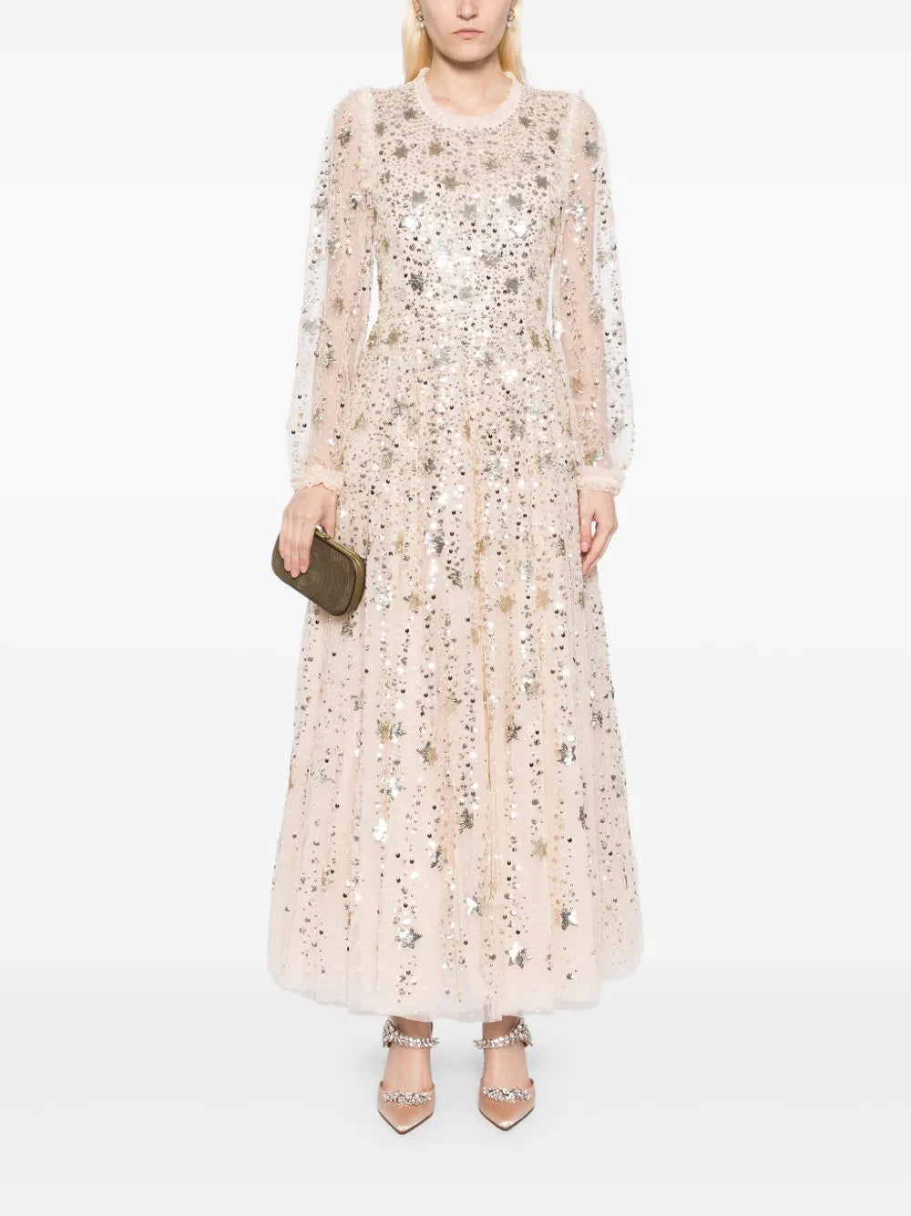Shooting Stars Long-Sleeved Gown