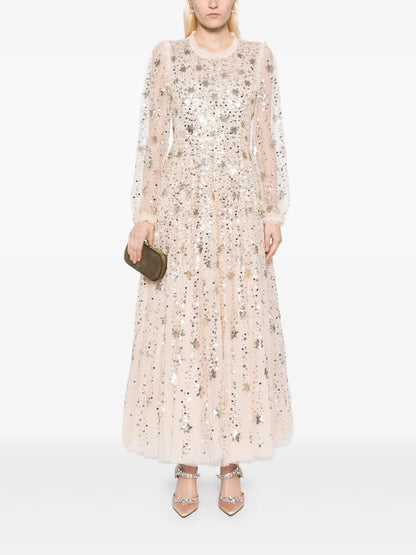 Shooting Stars Long-Sleeved Gown