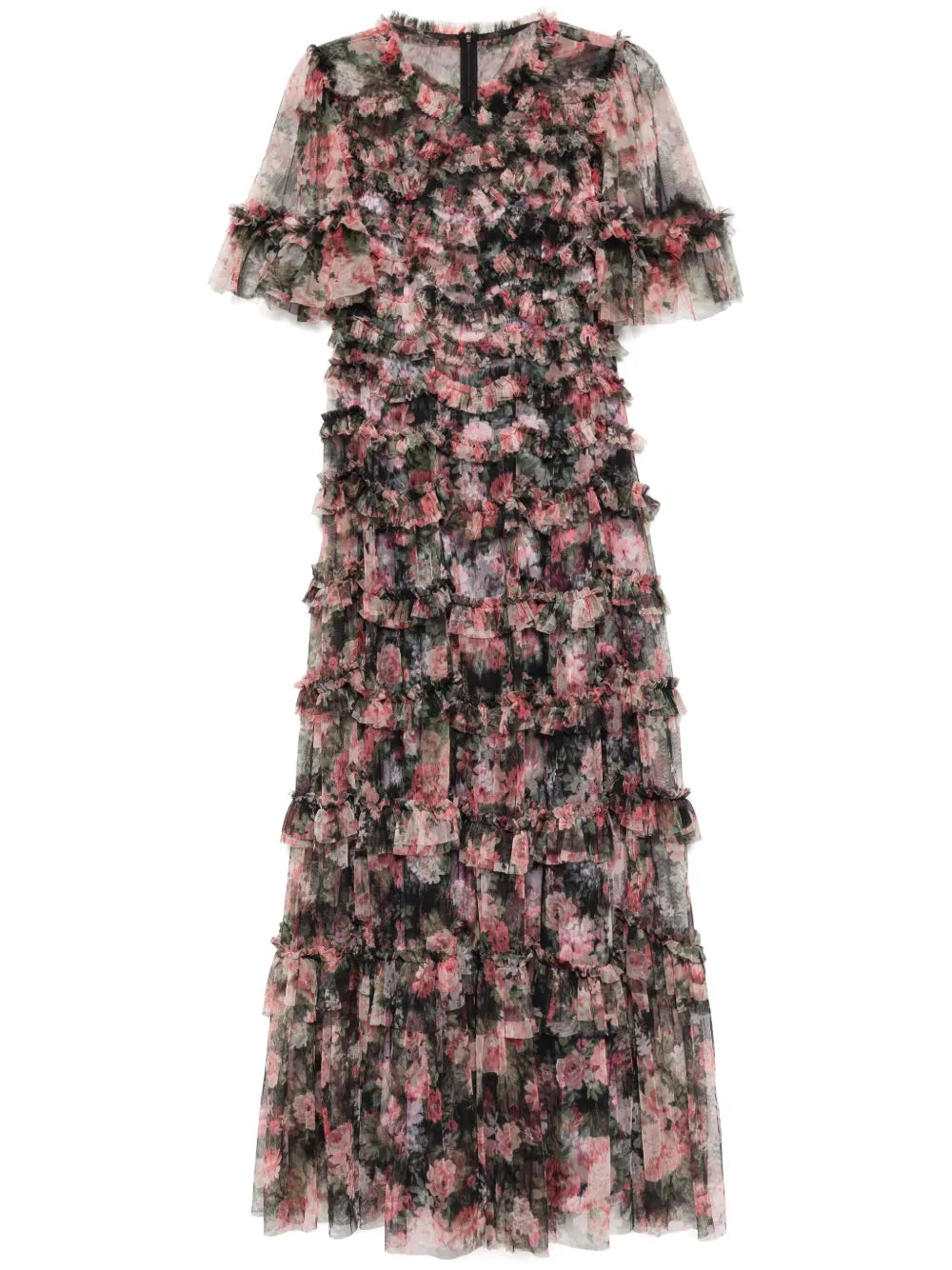 Midnight Dance Round-Neck Dress