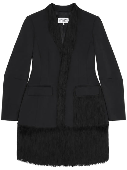 Fringe-Detail Blazer