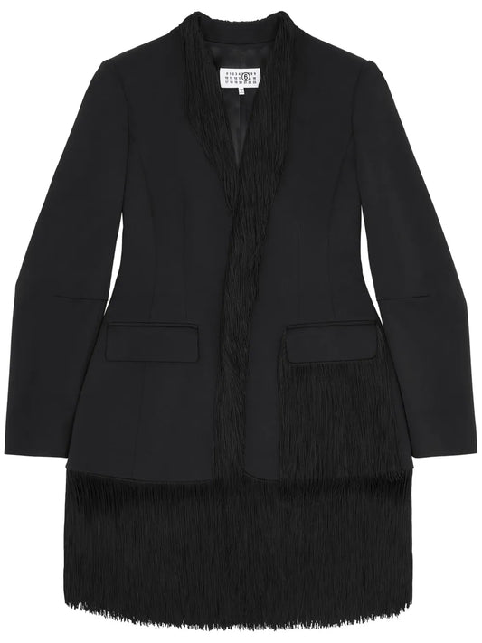 Fringe-Detail Blazer