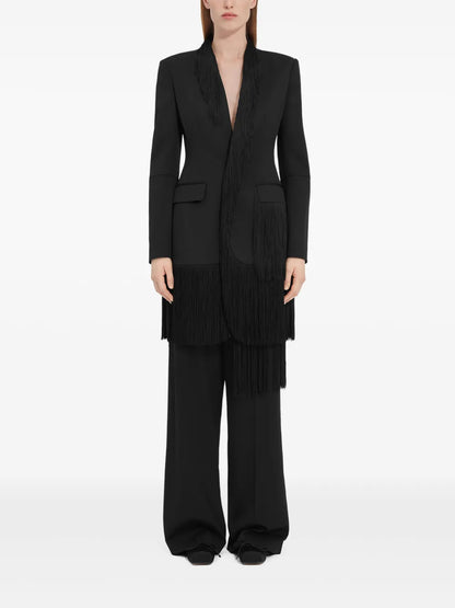 Fringe-Detail Blazer