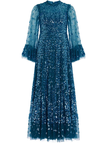 Bell Sleeves Gown