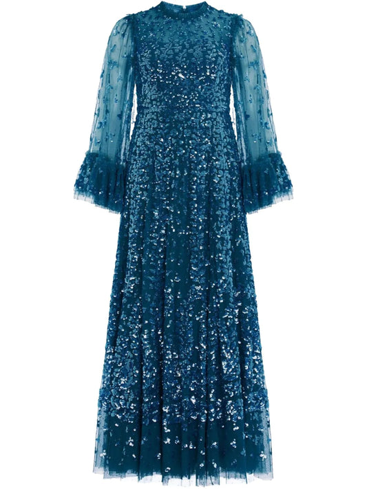 Bell Sleeves Gown