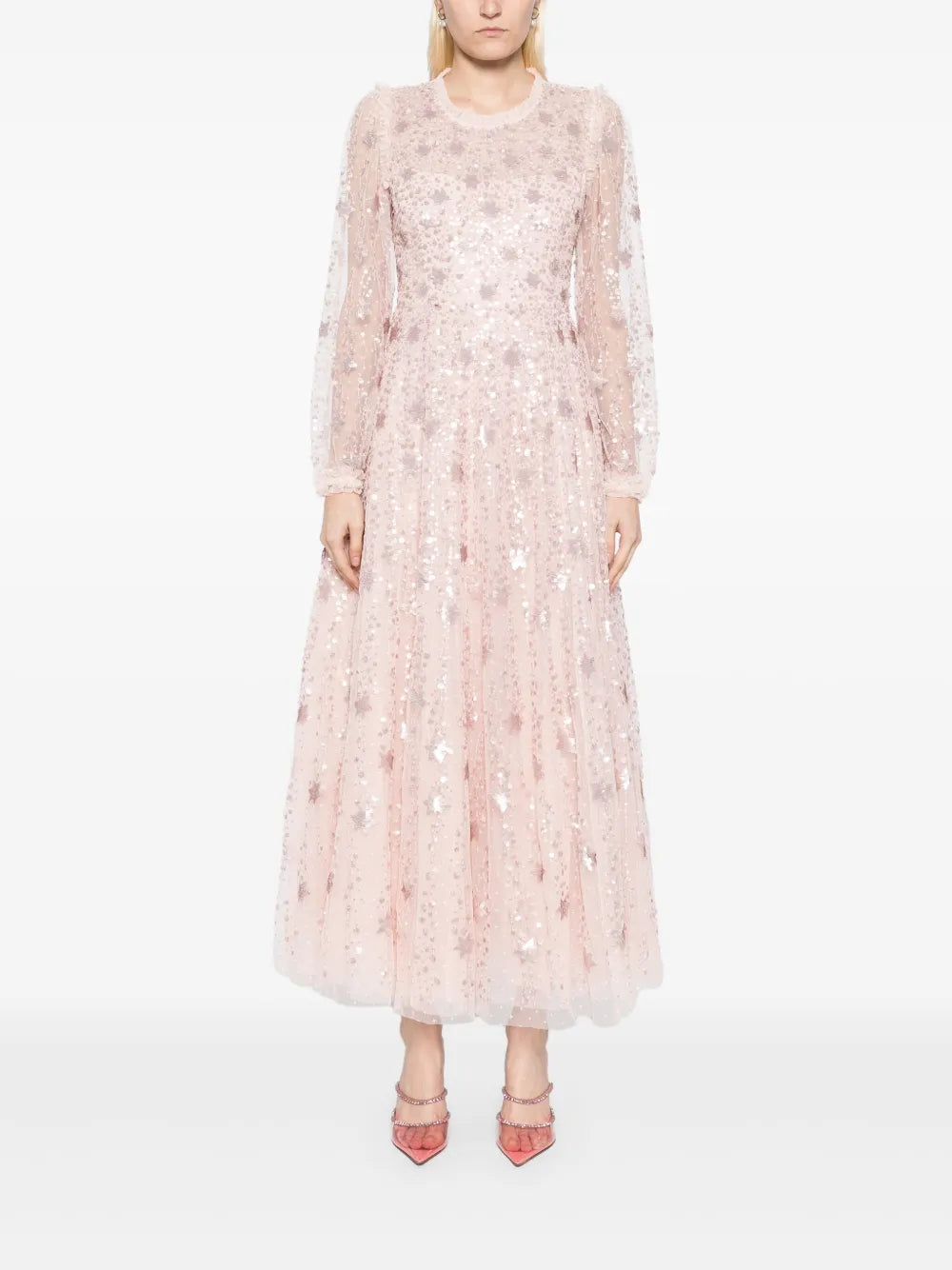 Shooting Stars Long-Sleeved Gown