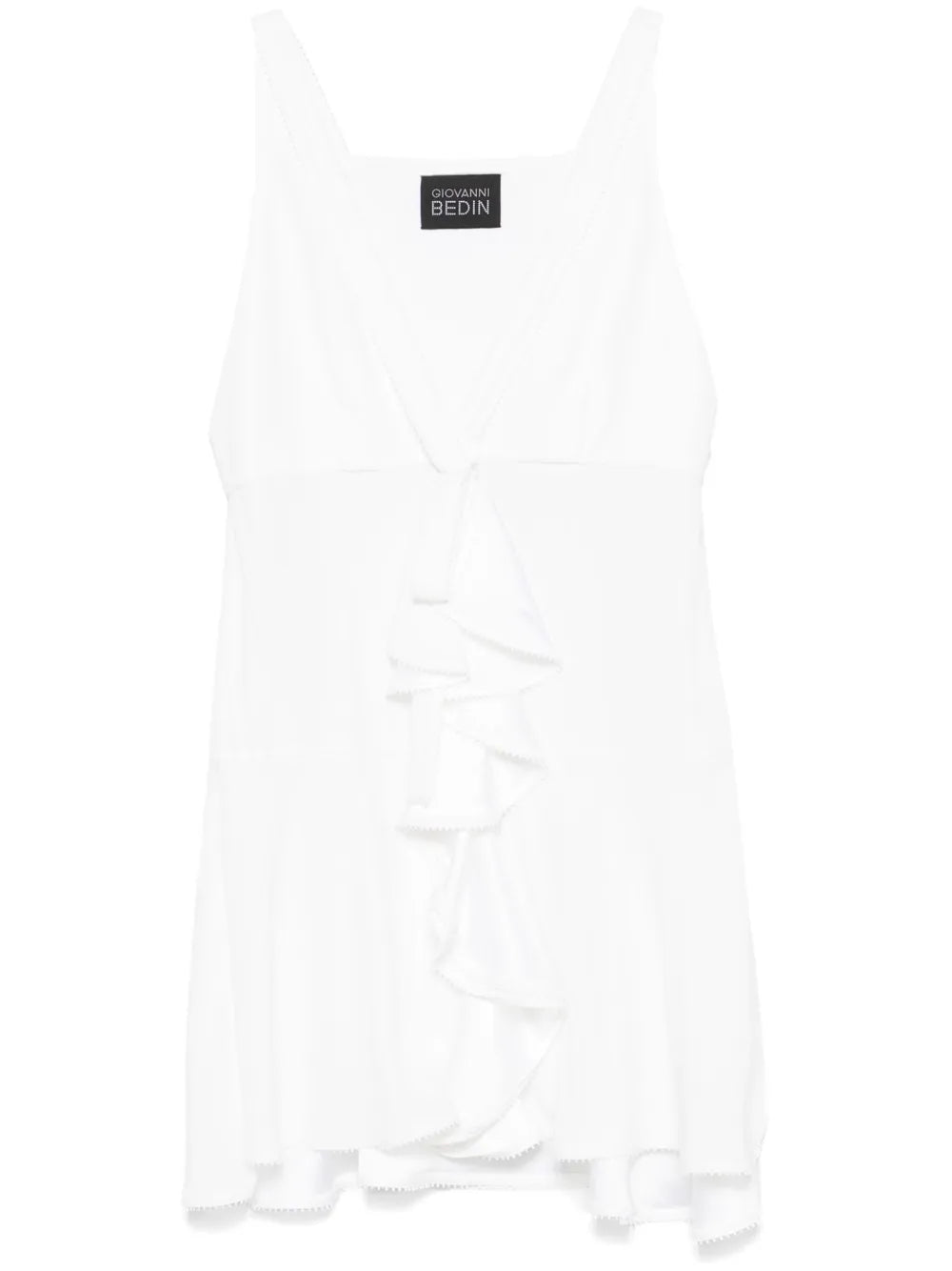 Ruffle-Detail Mini Dress
