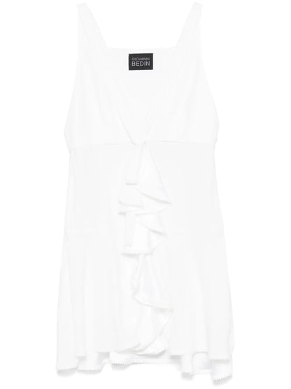 Ruffle-Detail Mini Dress
