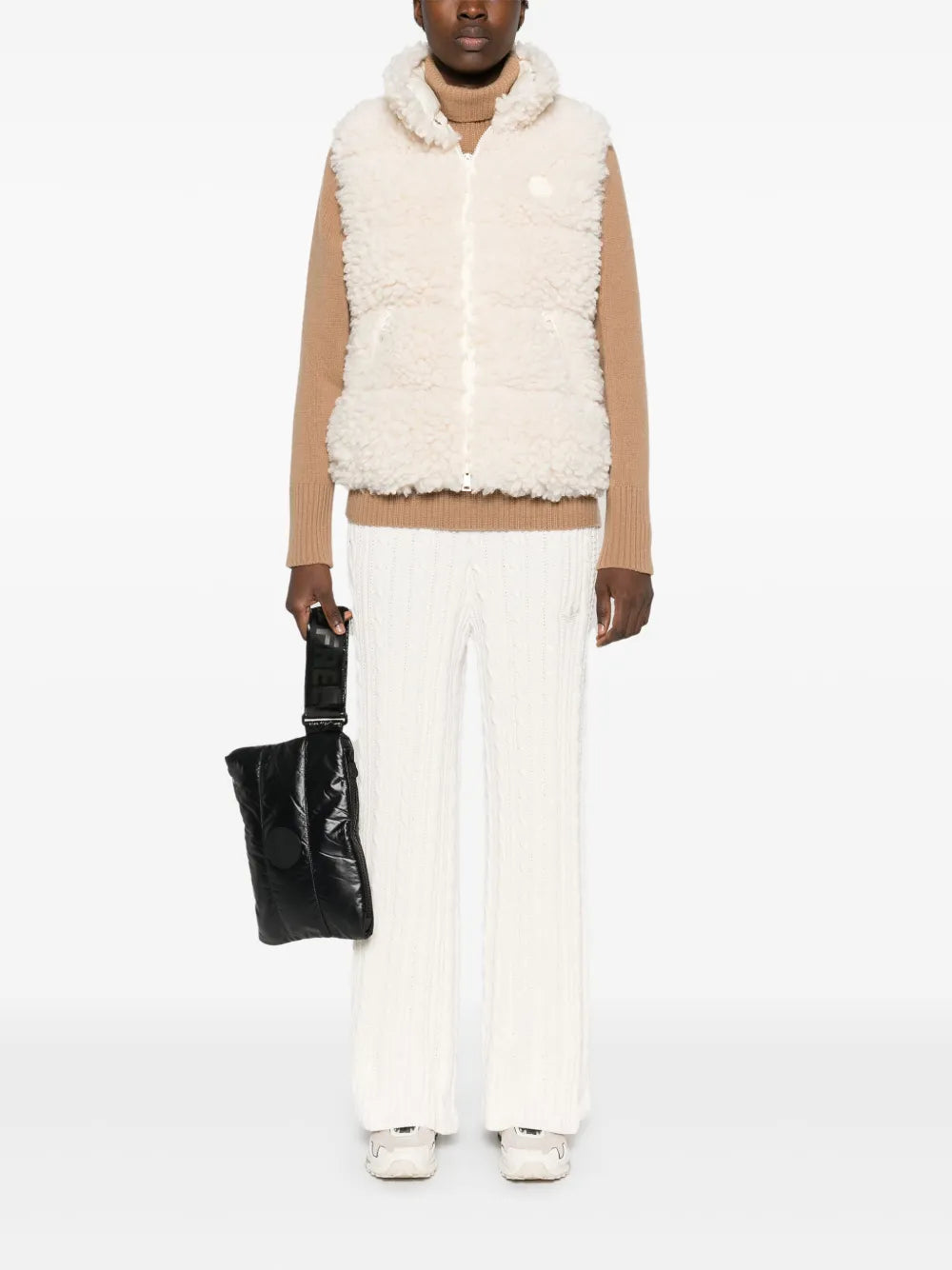 Cable-Knit Track Pants